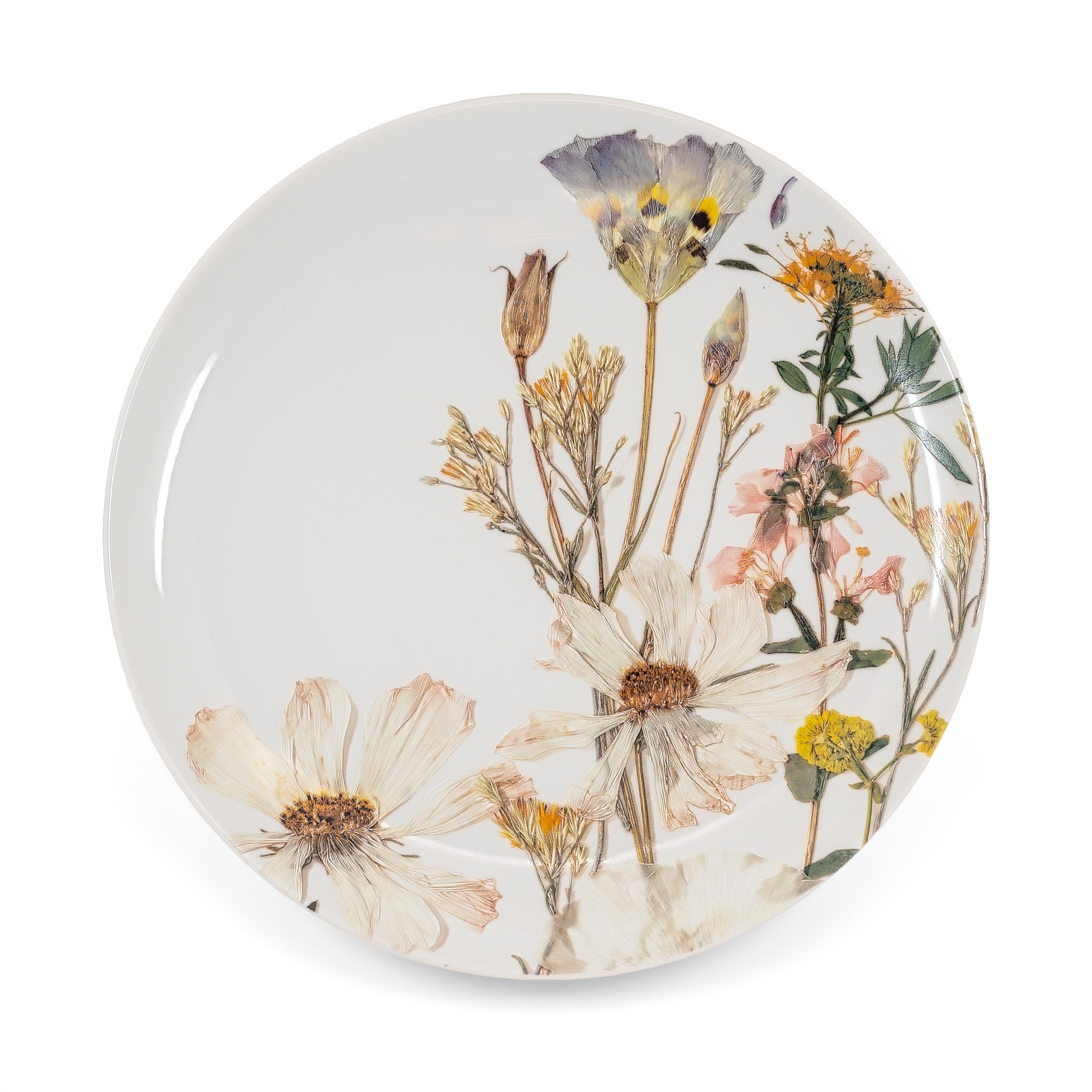 Polish Artisans California Garden Dessert Plates - Decorated by Hand