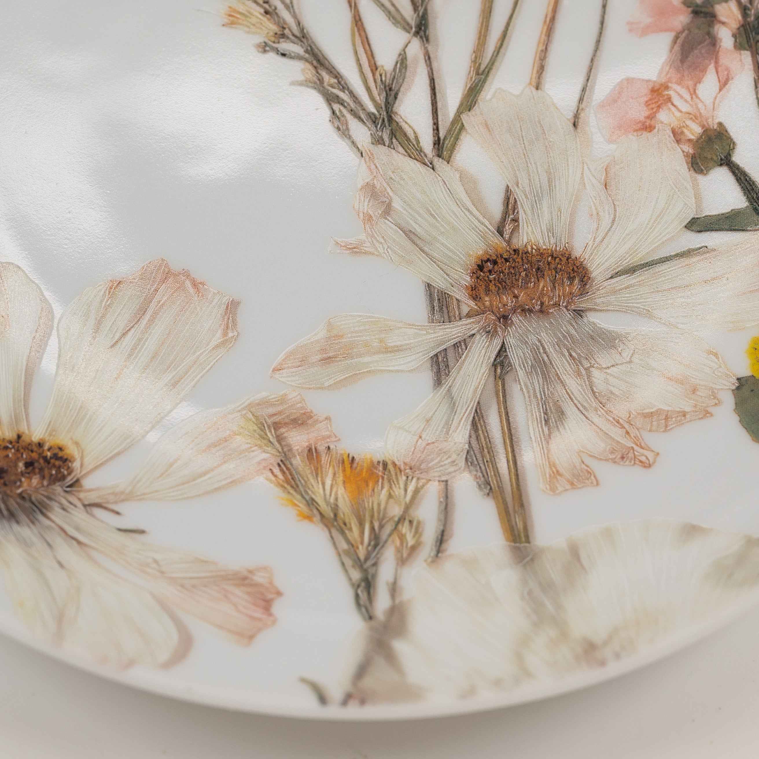 Polish Artisans California Garden Dessert Plates - Decorated by Hand