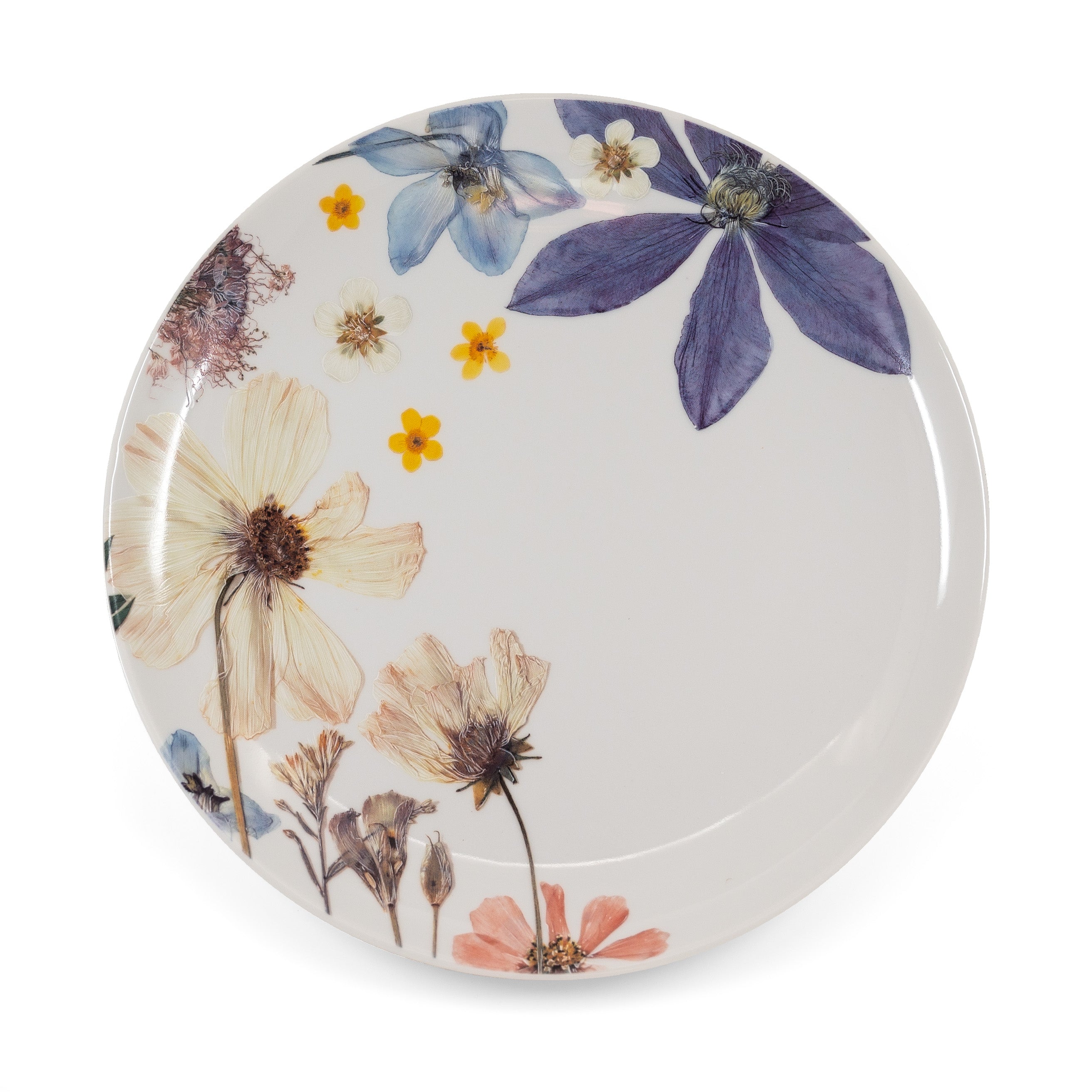 Polish Artisans California Garden Dessert Plates - Decorated by Hand
