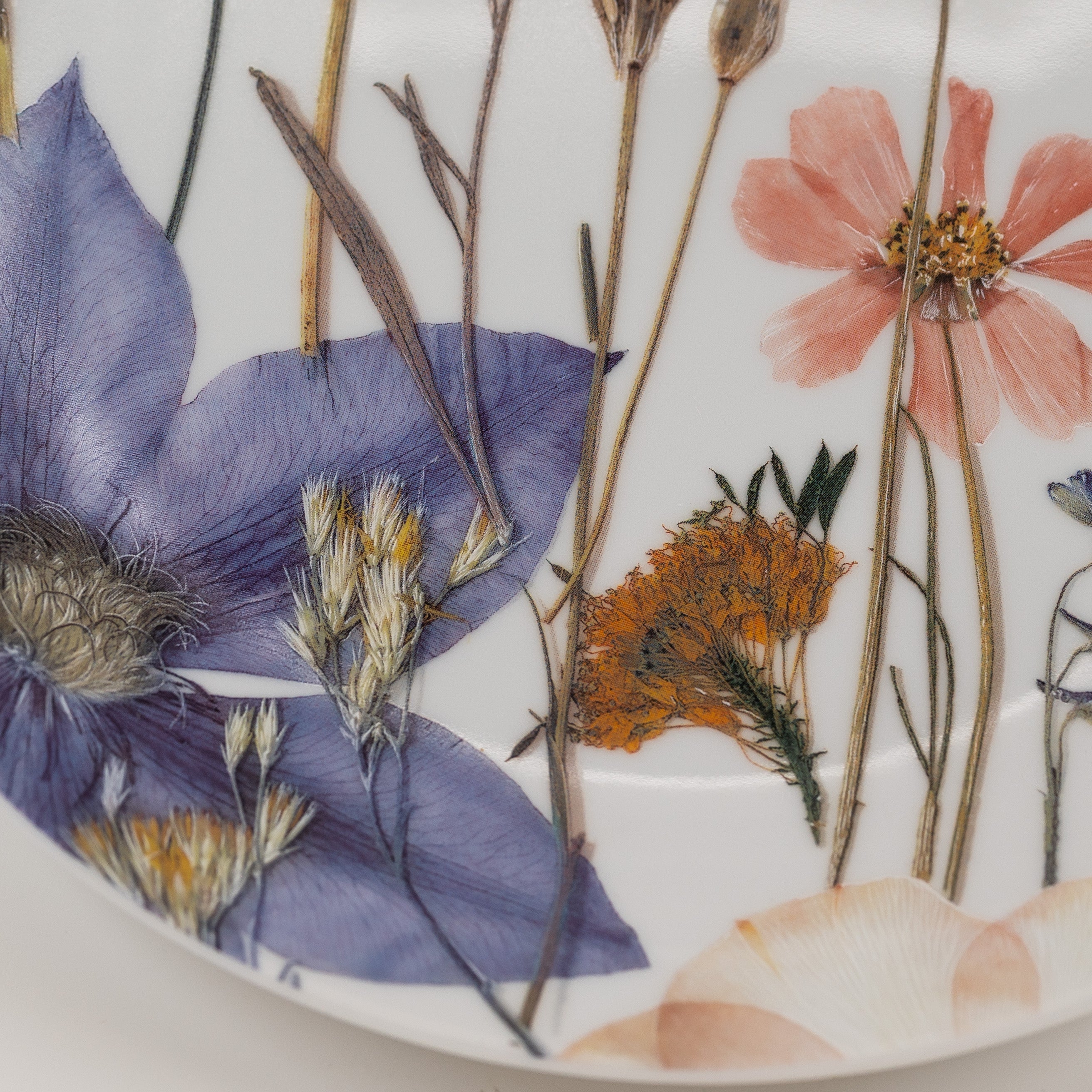 Polish Artisans California Garden Dessert Plates - Decorated by Hand