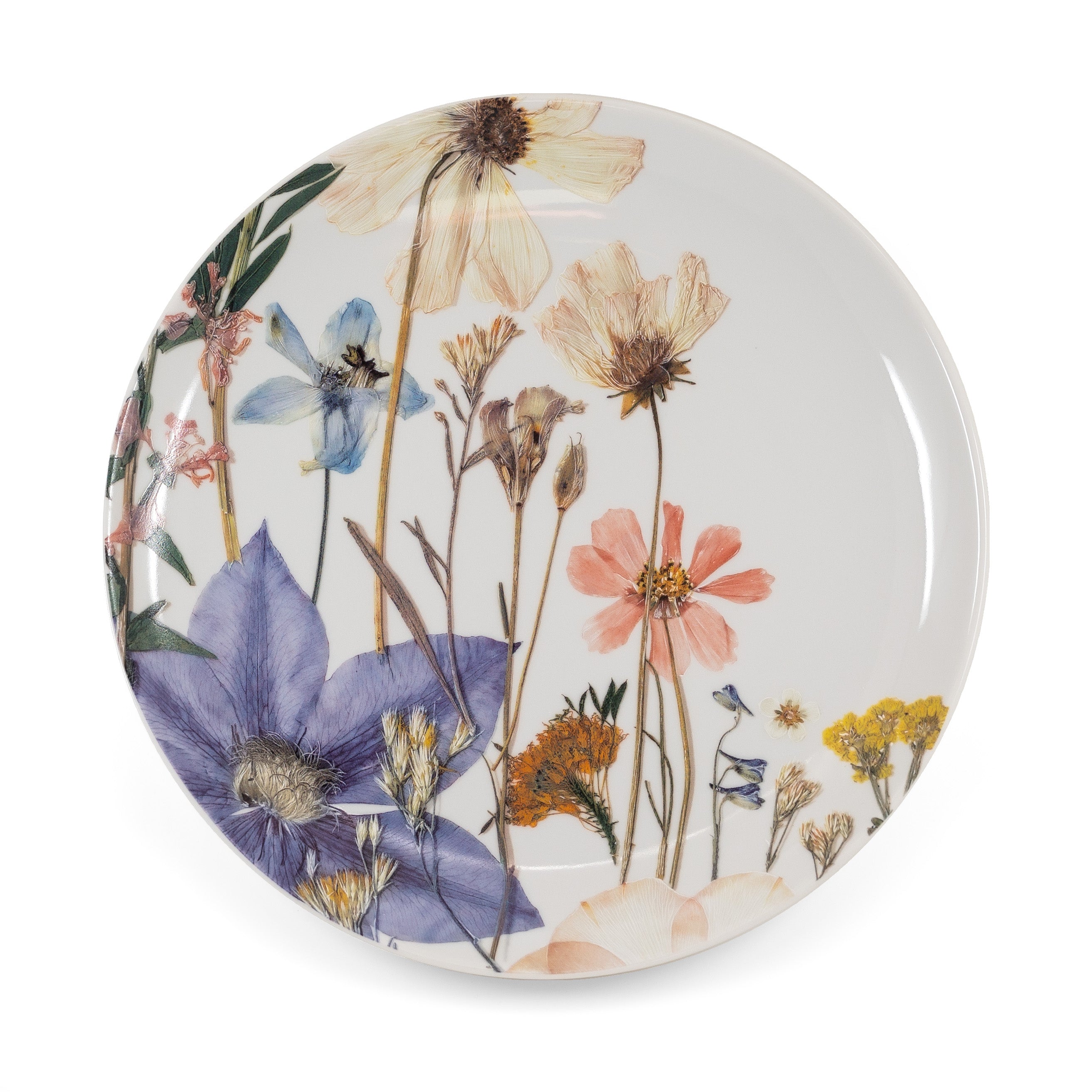 Polish Artisans California Garden Dessert Plates - Decorated by Hand