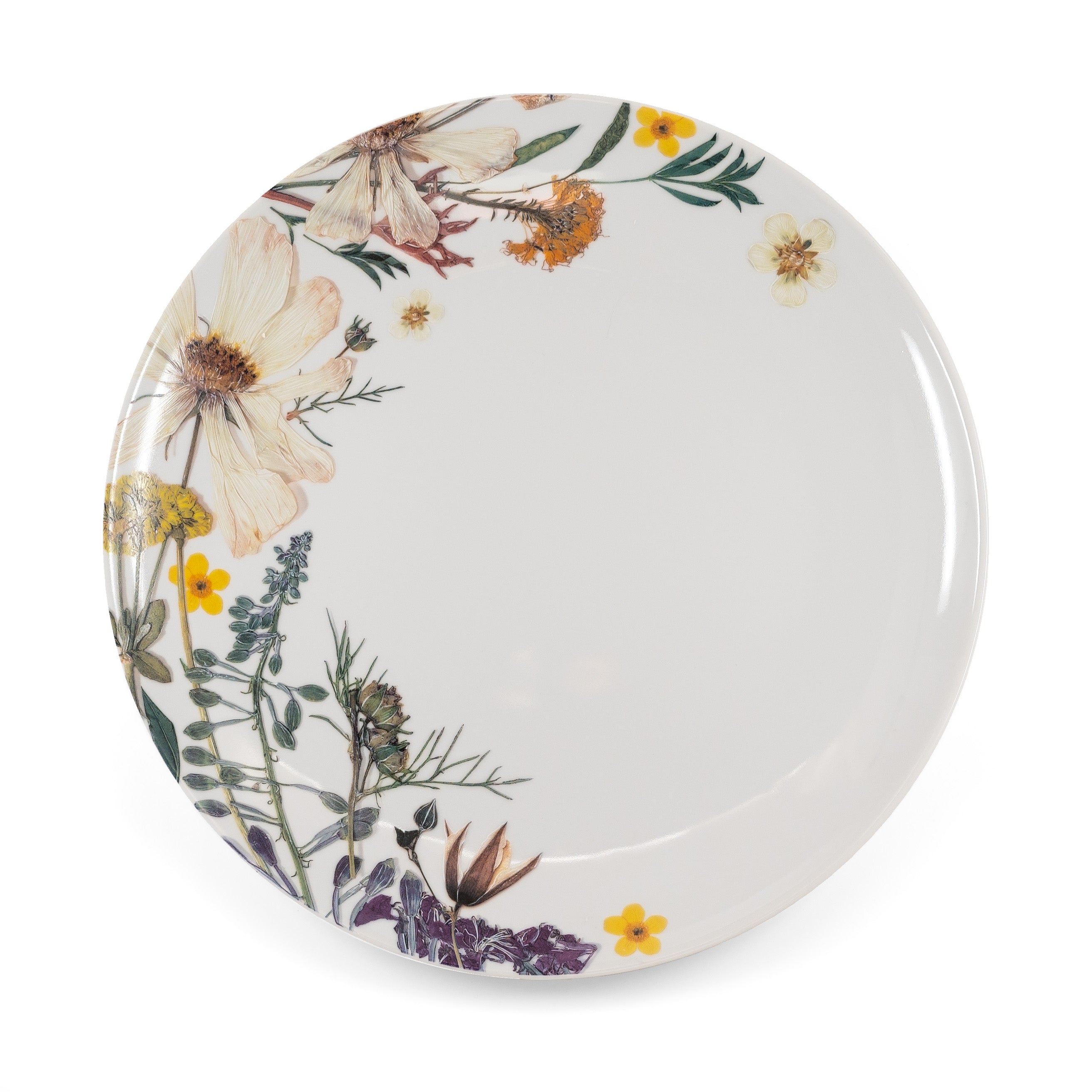 California Garden Dinner Plates - Artisan Decorated by Hand