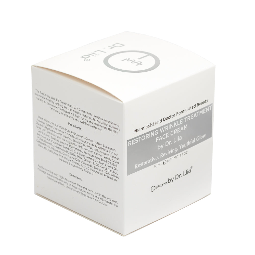 Restoring Wrinkle Treatment Face Cream – Vegan, Hypoallergenic, Gluten-Free Anti-Aging Formula