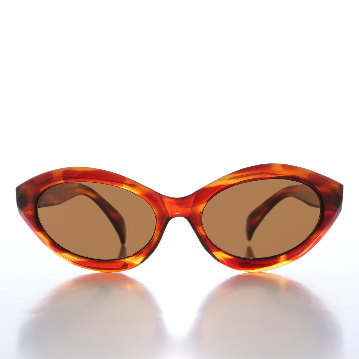 Curved Cat Eye Vintage Sunglasses - Fagan
