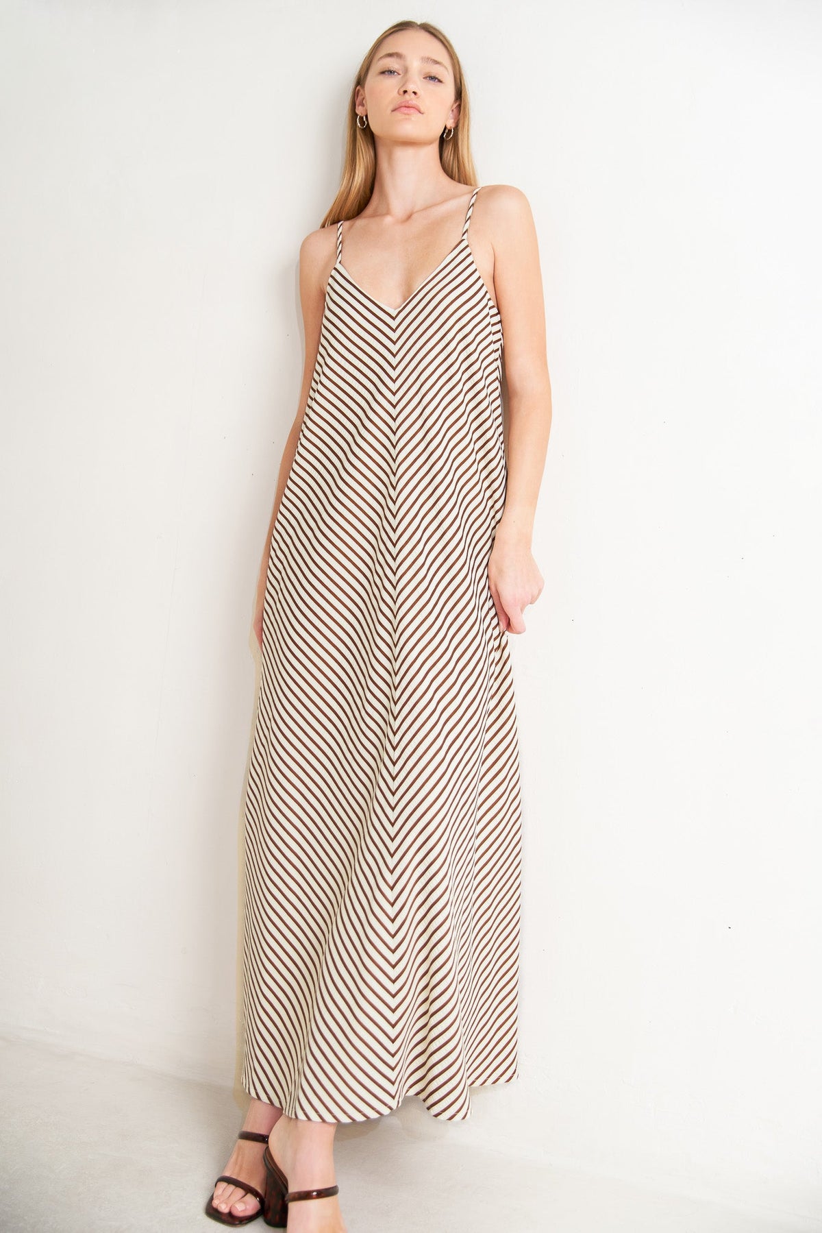 Seaside Silhouette Woven Maxi Beach Dress