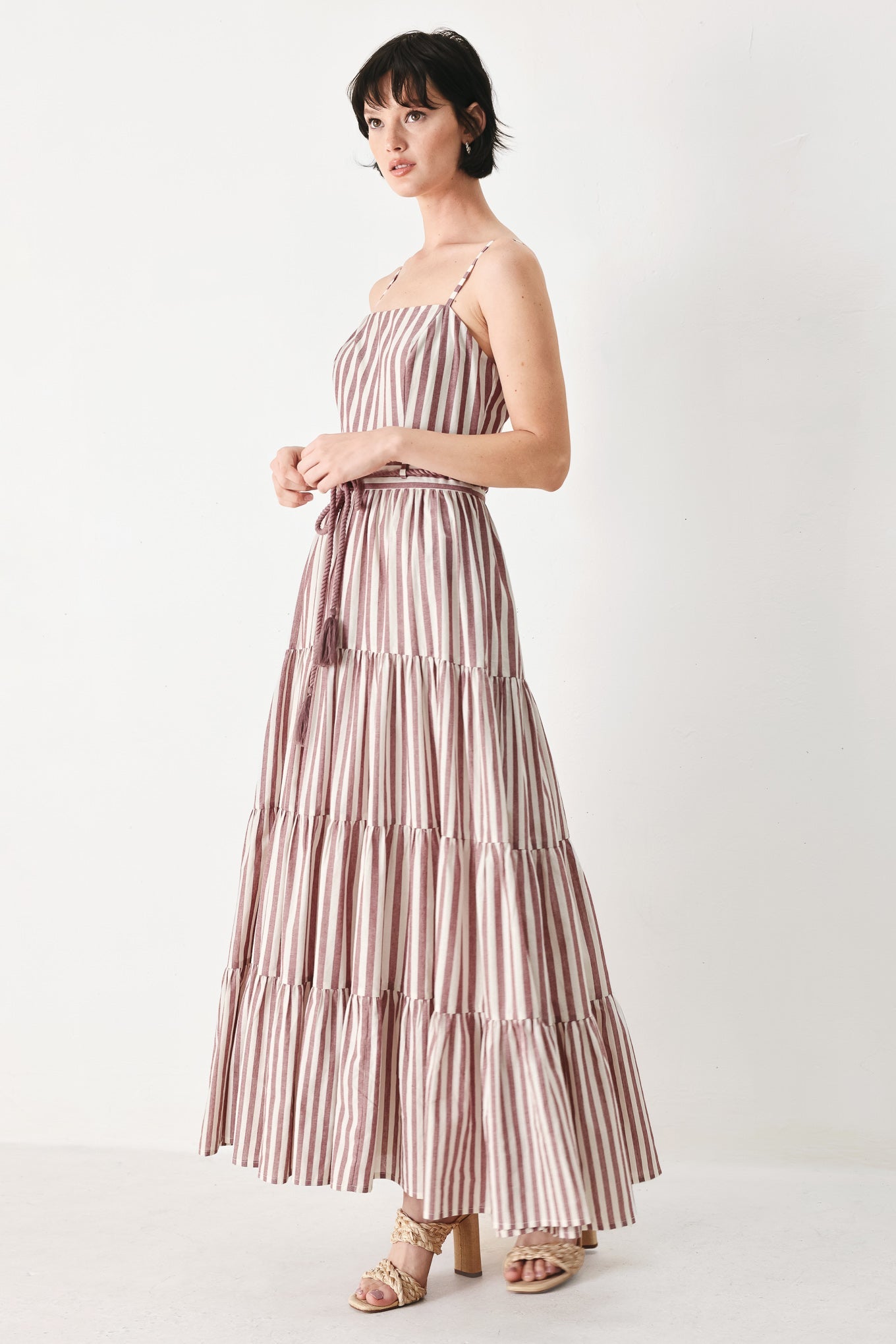 Rosy Breeze Resort Maxi Dress