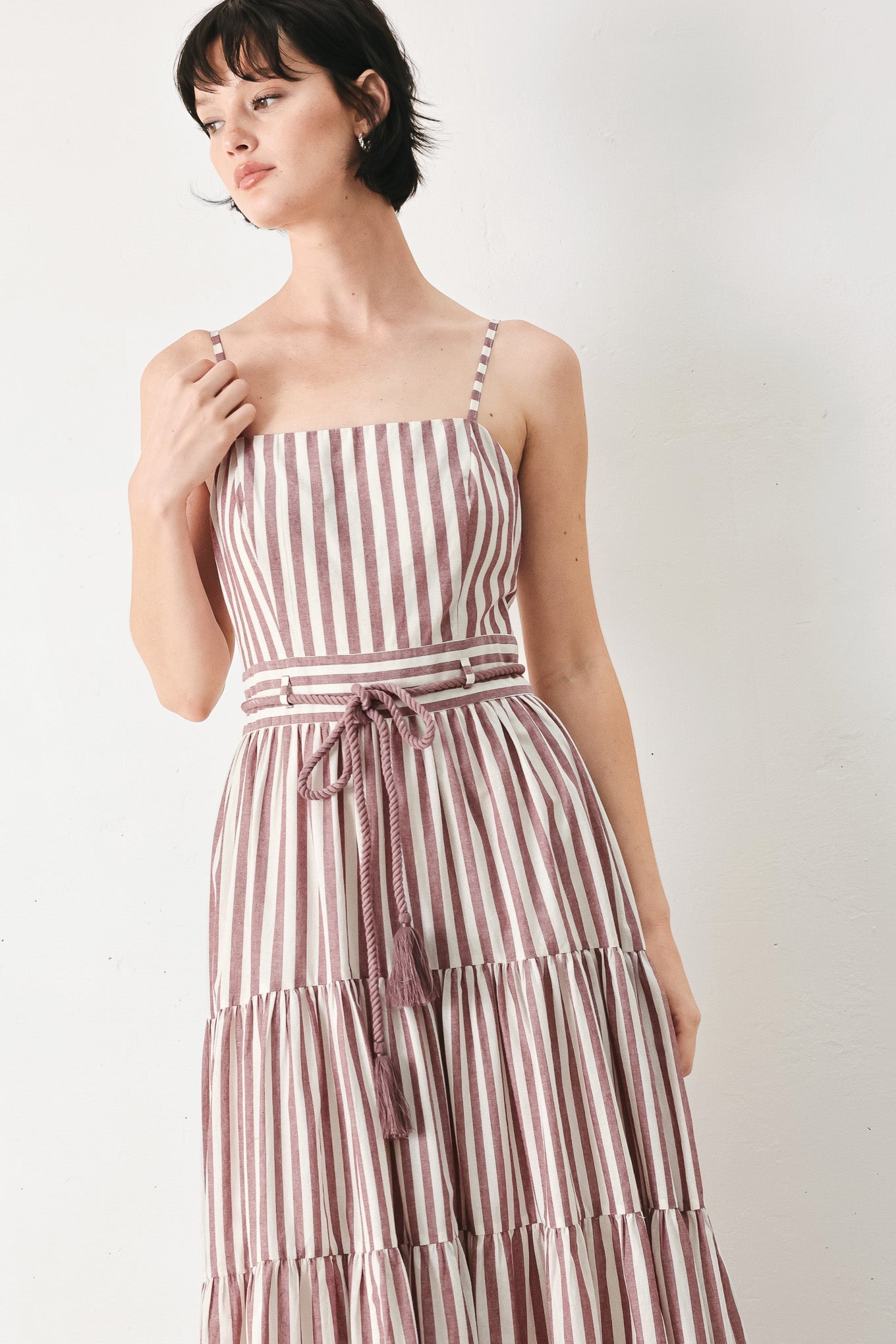 Rosy Breeze Resort Maxi Dress