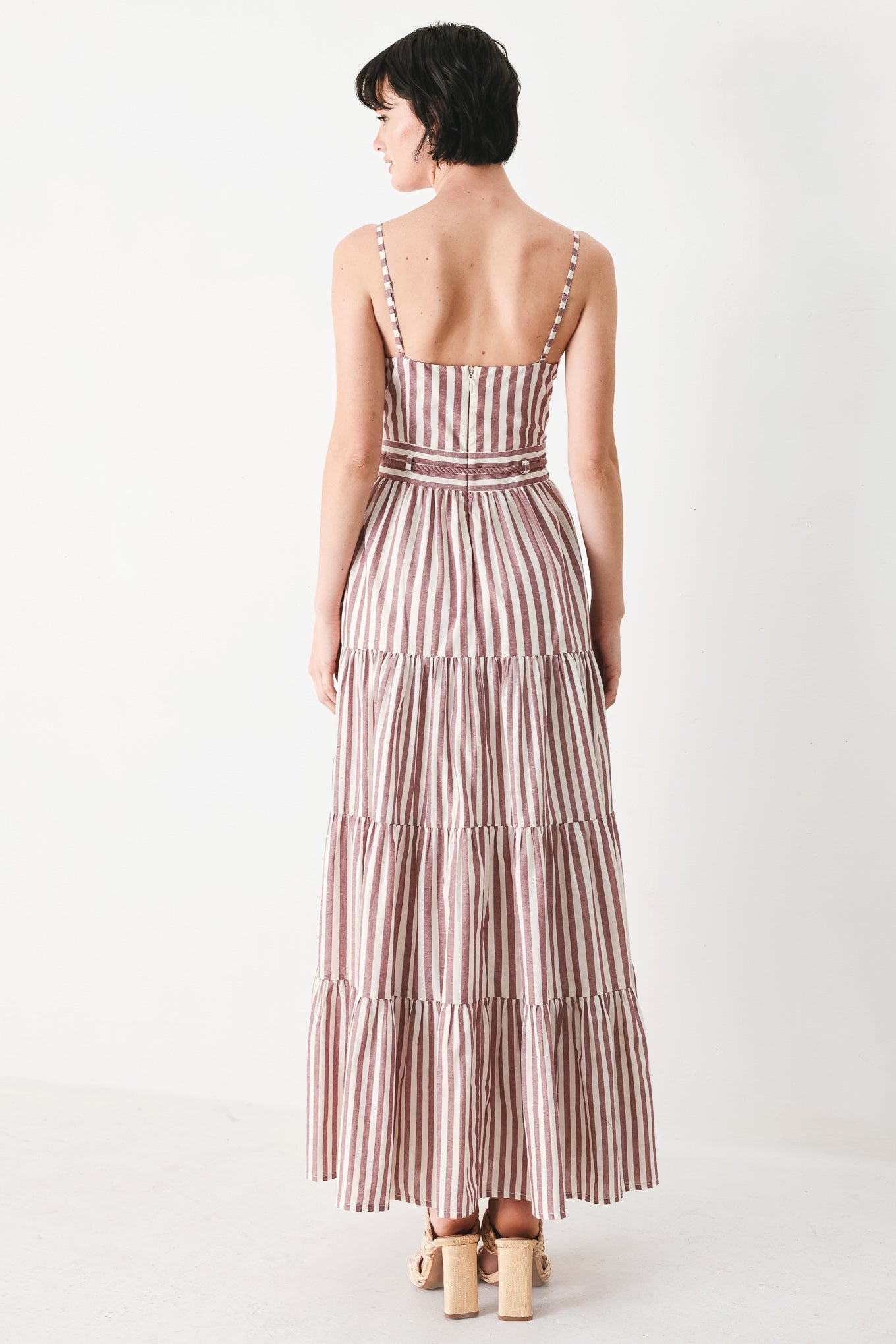 Rosy Breeze Resort Maxi Dress