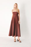Dark Rose Midi Dress