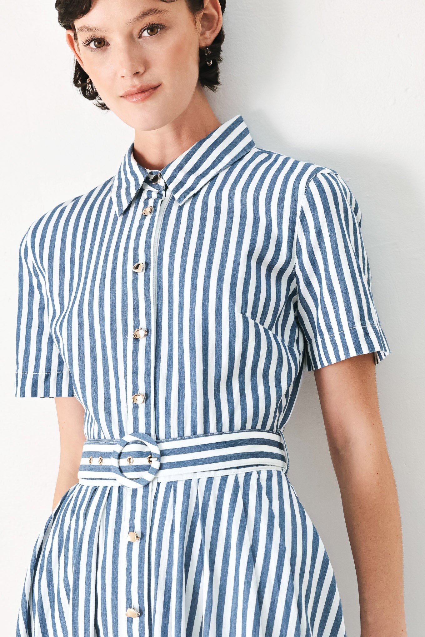 Coastal Midi Shirt Dress Classic