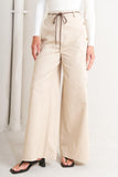 Beige Woven Pants