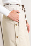 Beige Woven Pants