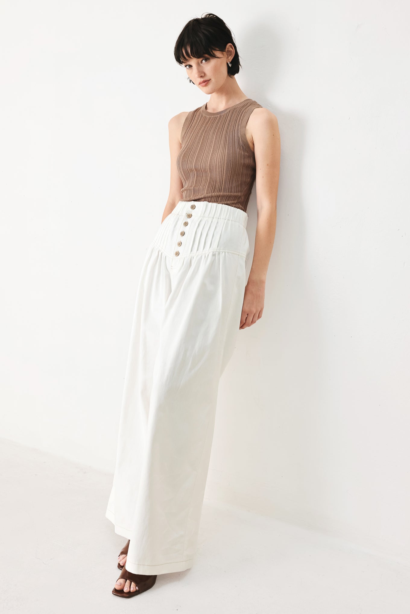 White Beach Pants - 100% Cotton