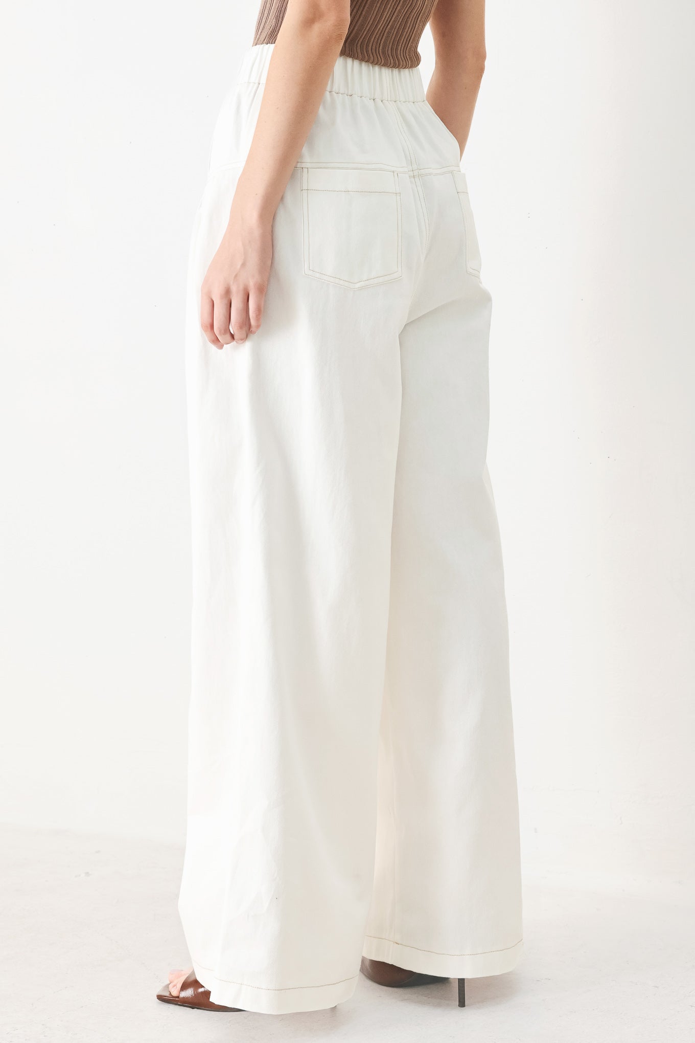 White Beach Pants - 100% Cotton