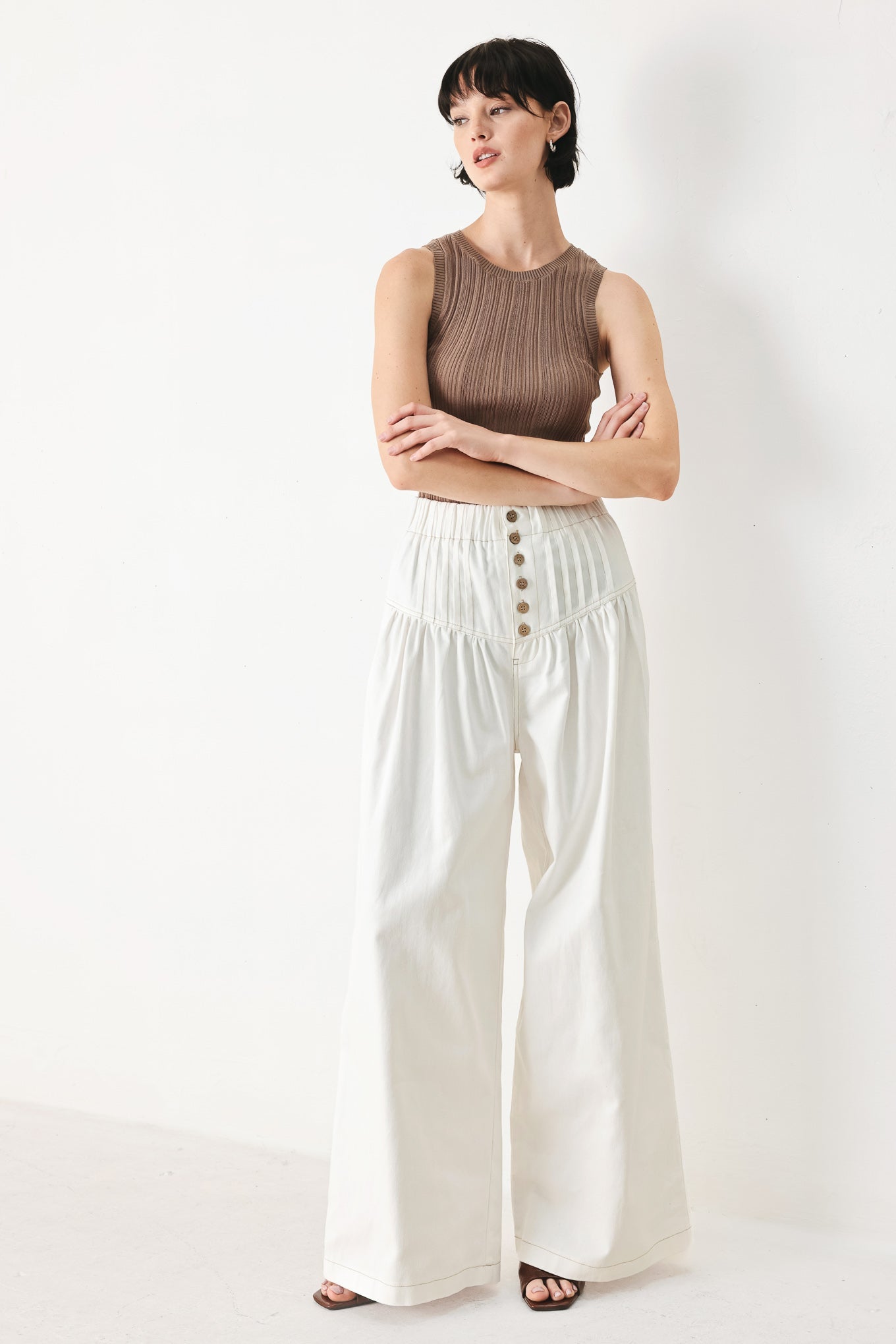 White Beach Pants - 100% Cotton