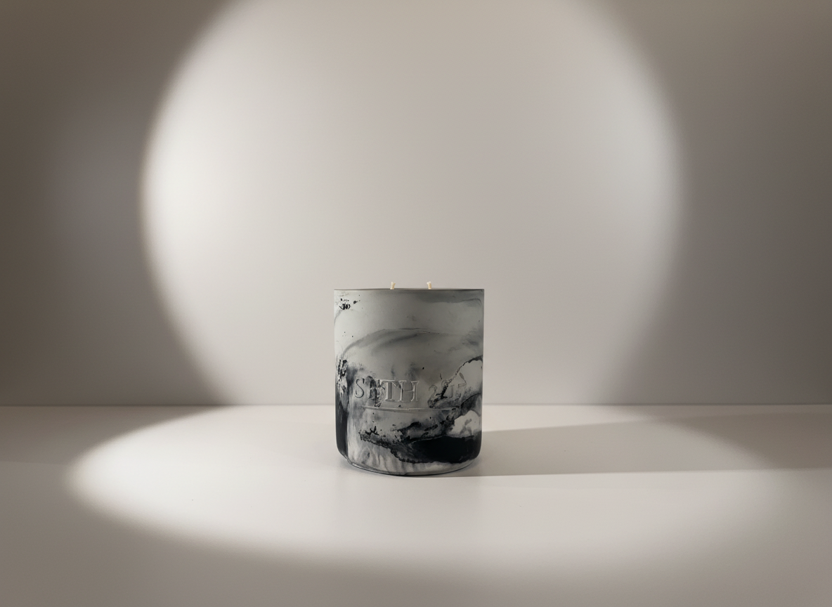 Marble Concrete Candle – Available in Tuxedo°, Cozy°, and Sweet Flame° 60-hour burn time | Refillable forever