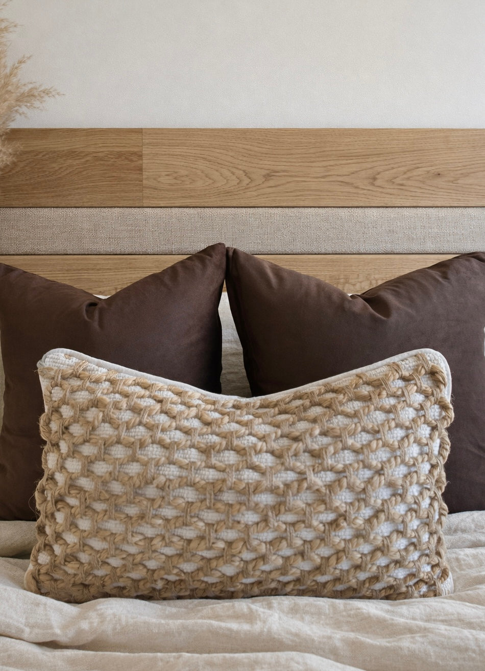 Handcrafted Tuban Lumbar Pillow Cover