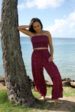 Mango Sunset Hoa Hawaiian Resort Pants