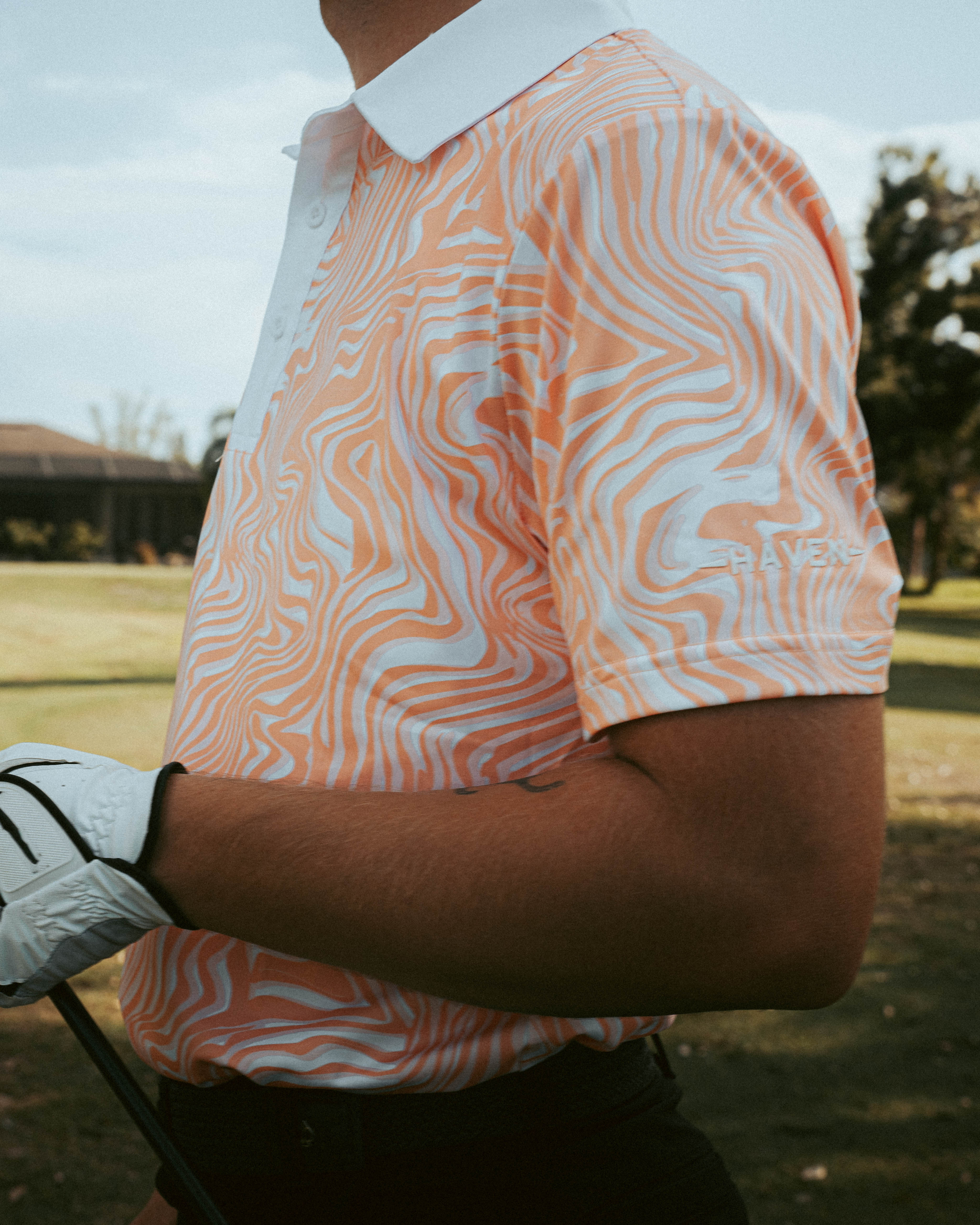 Creamsicle Mens Golf Shirt