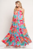 TROPICAL DAYDREAM WOVEN MAXI DRESS