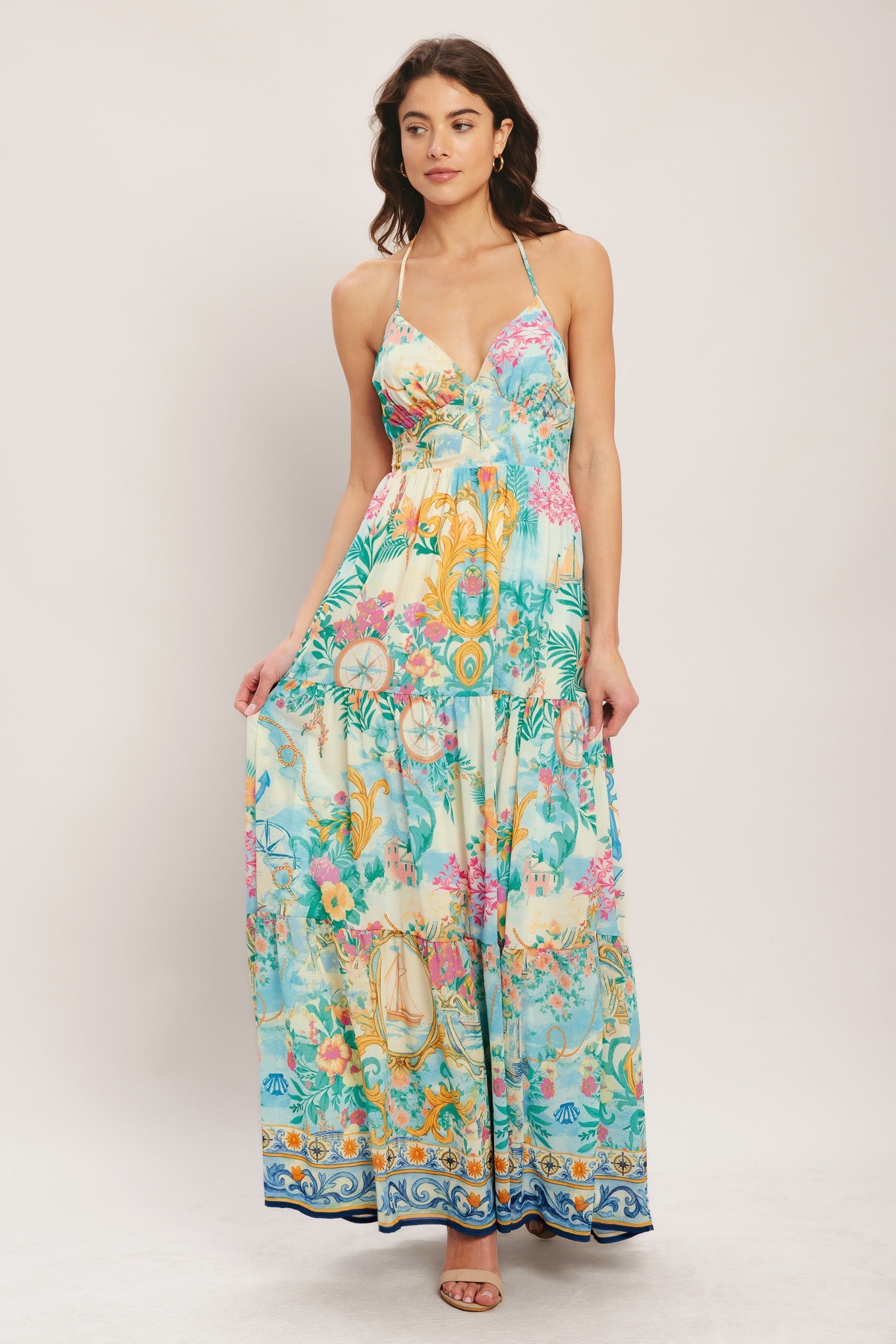 Woven Vacation Maxi Dress
