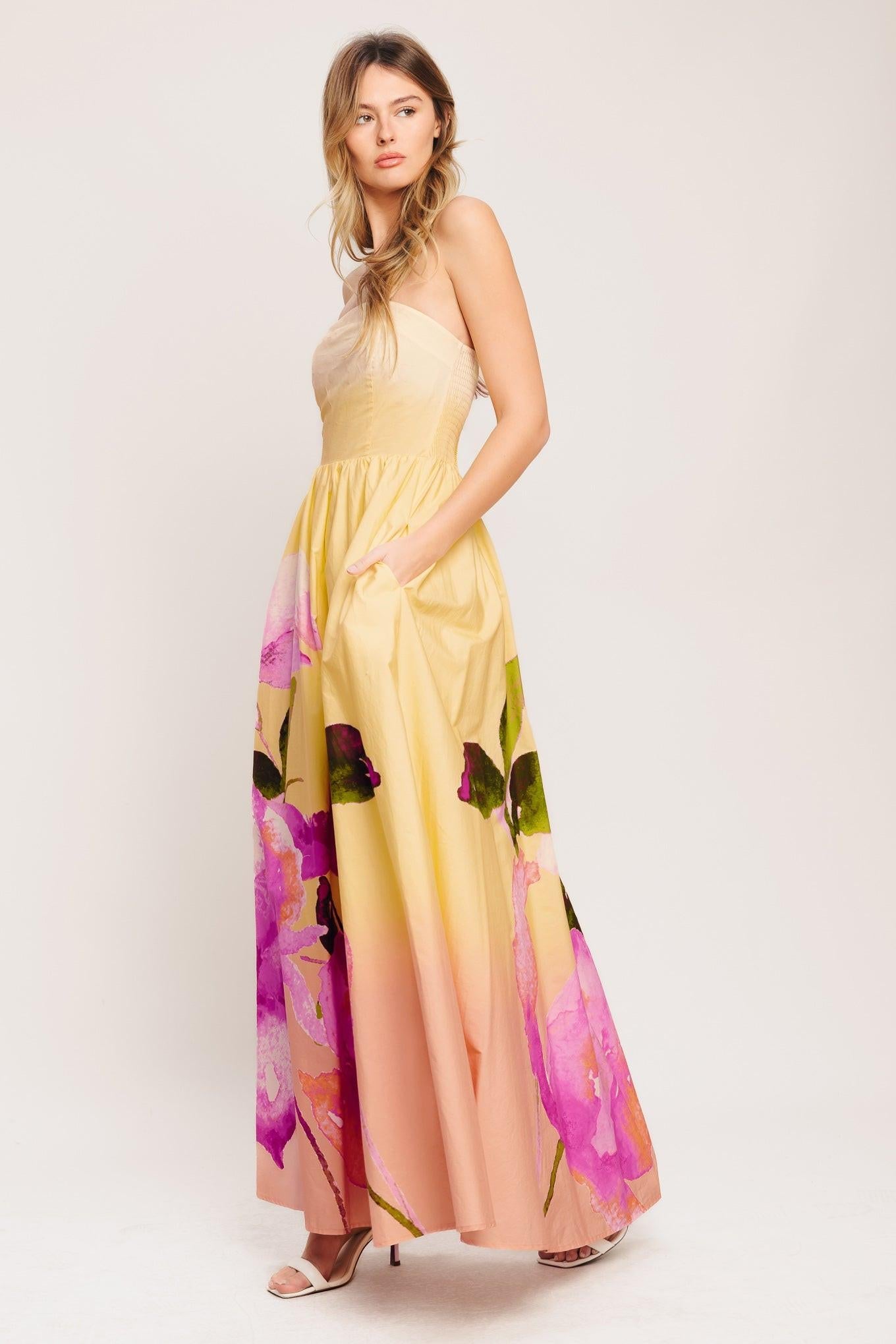 Dreamy Vacation Resort Maxi Dress