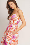 Floral Blooms Midi Spring & Summer Dress