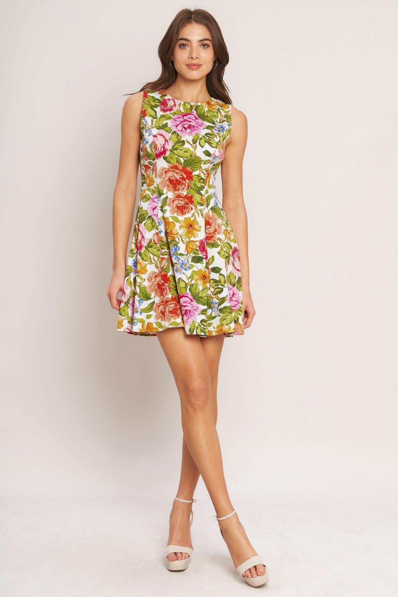 Summer Love Floral Mini Dress