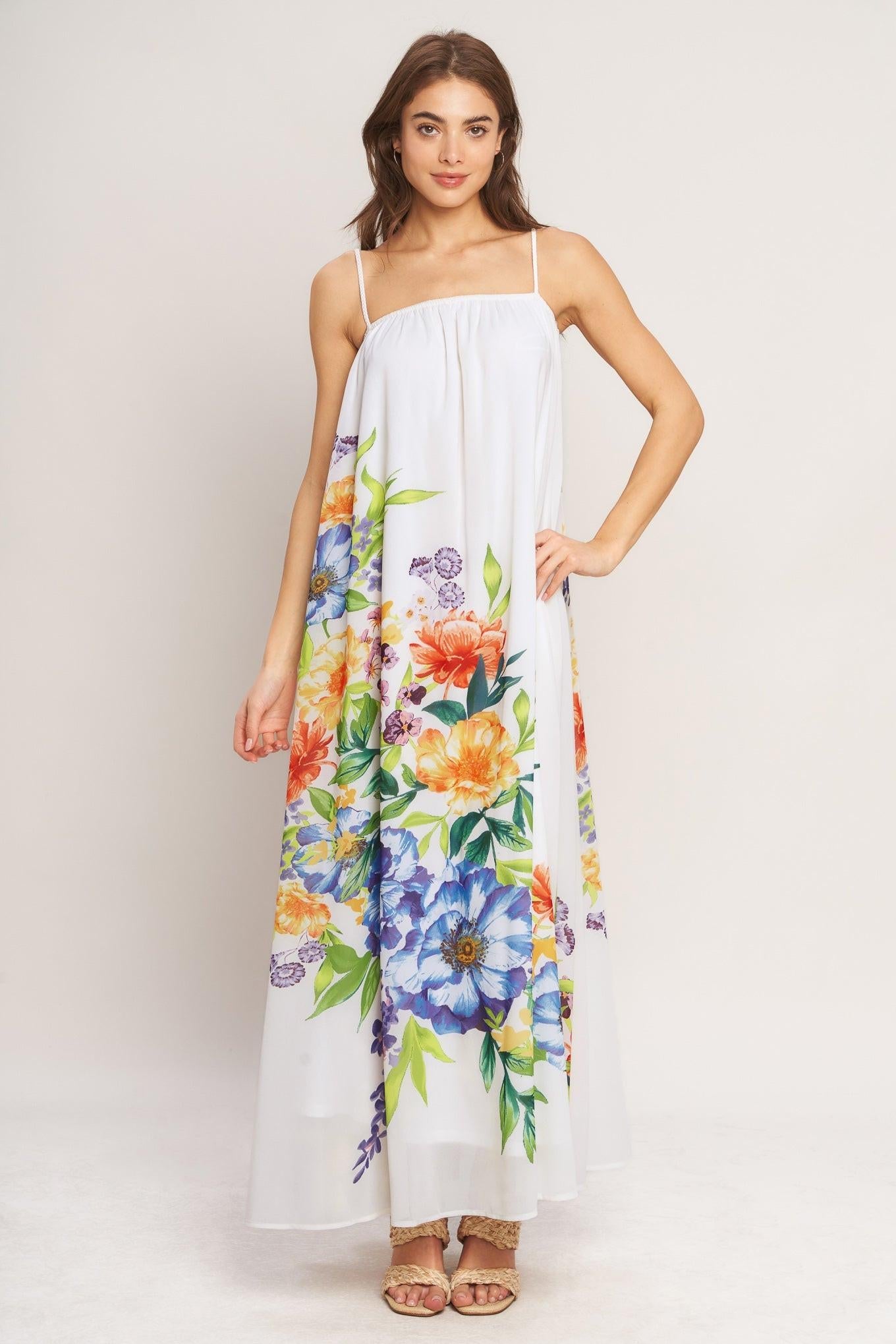 Garden Summer Maxi Dress