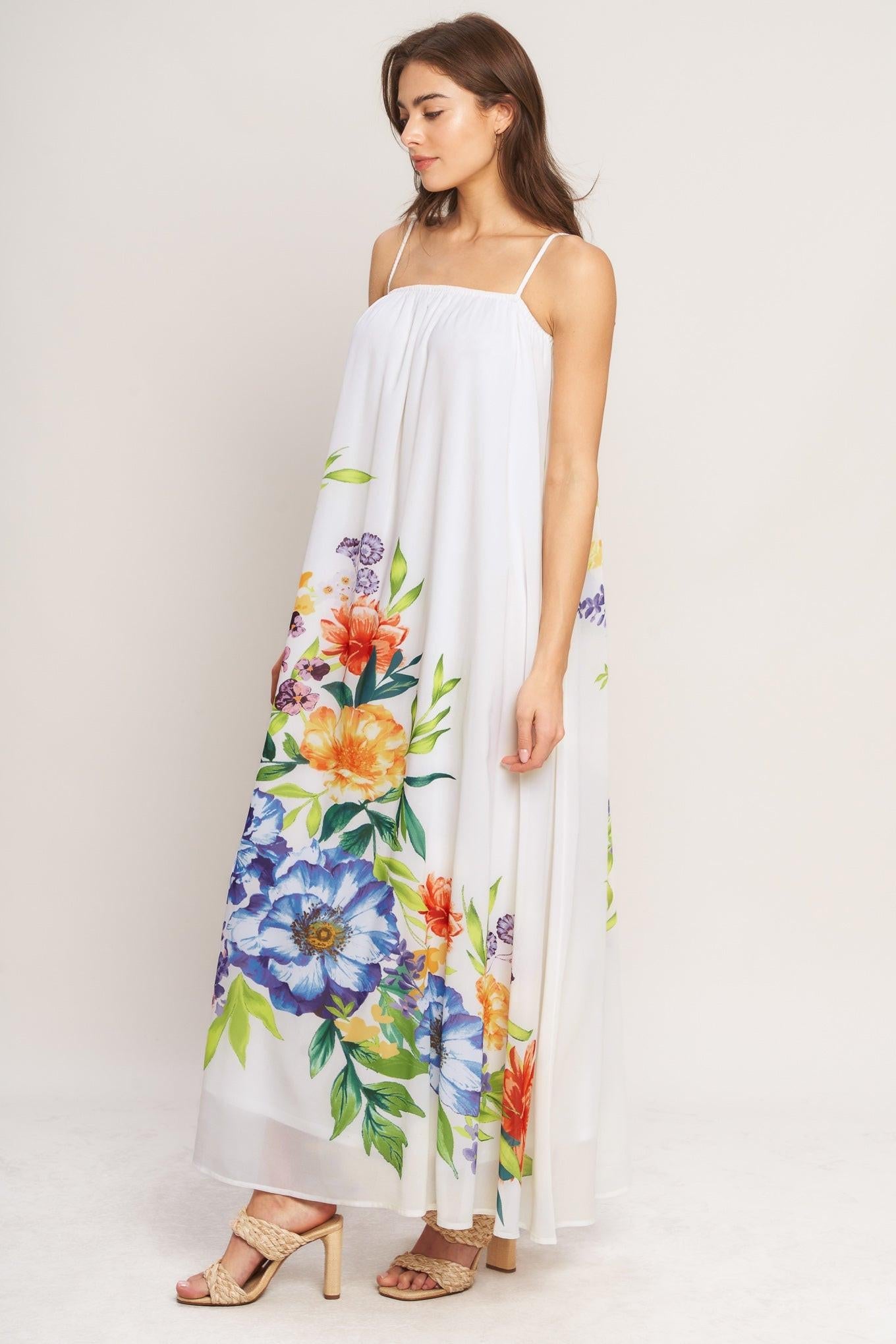 Garden Summer Maxi Dress