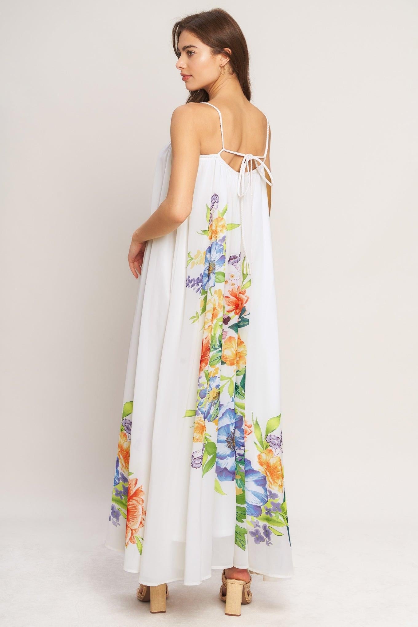 Garden Summer Maxi Dress