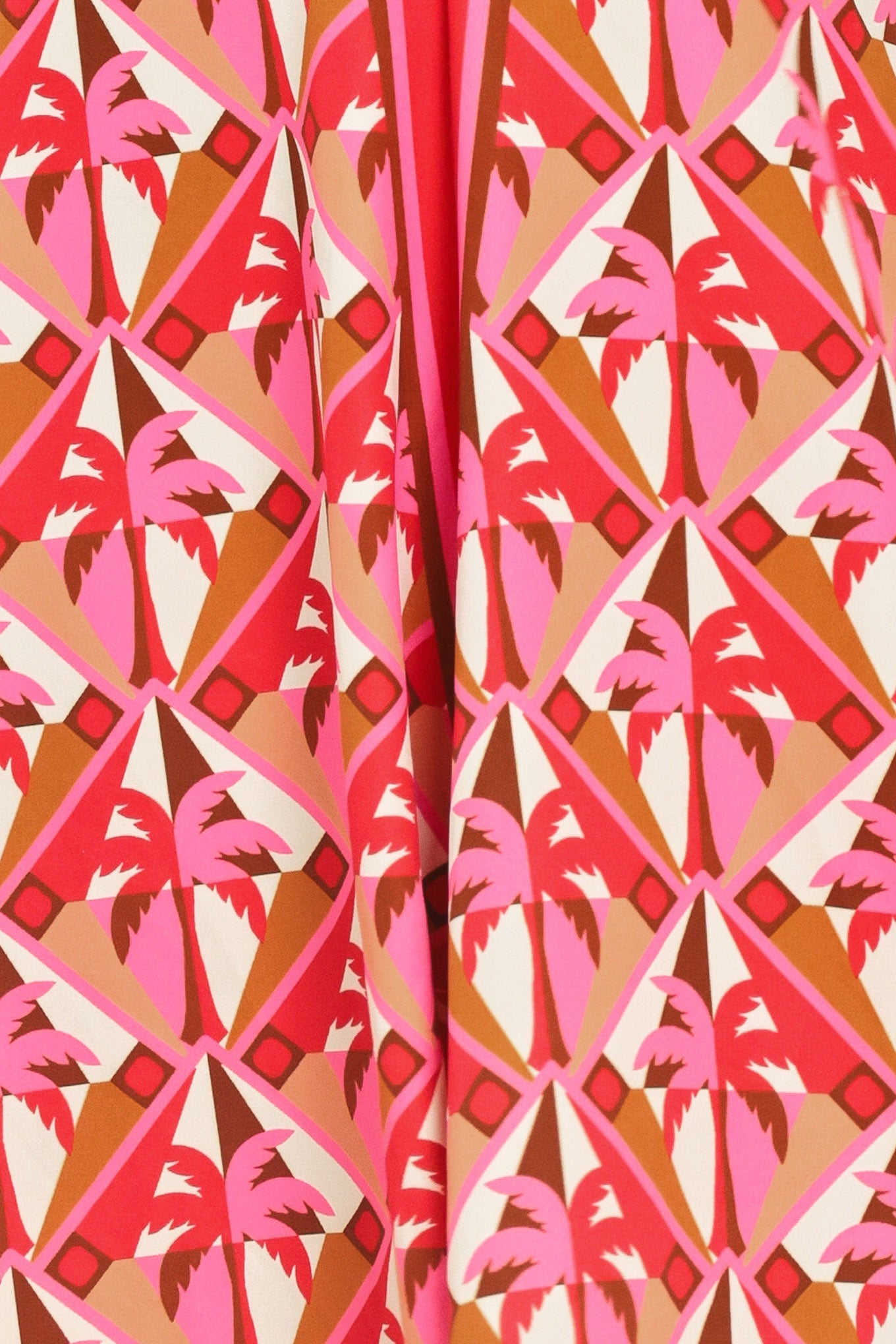Tropical Midi Dress Halter Top