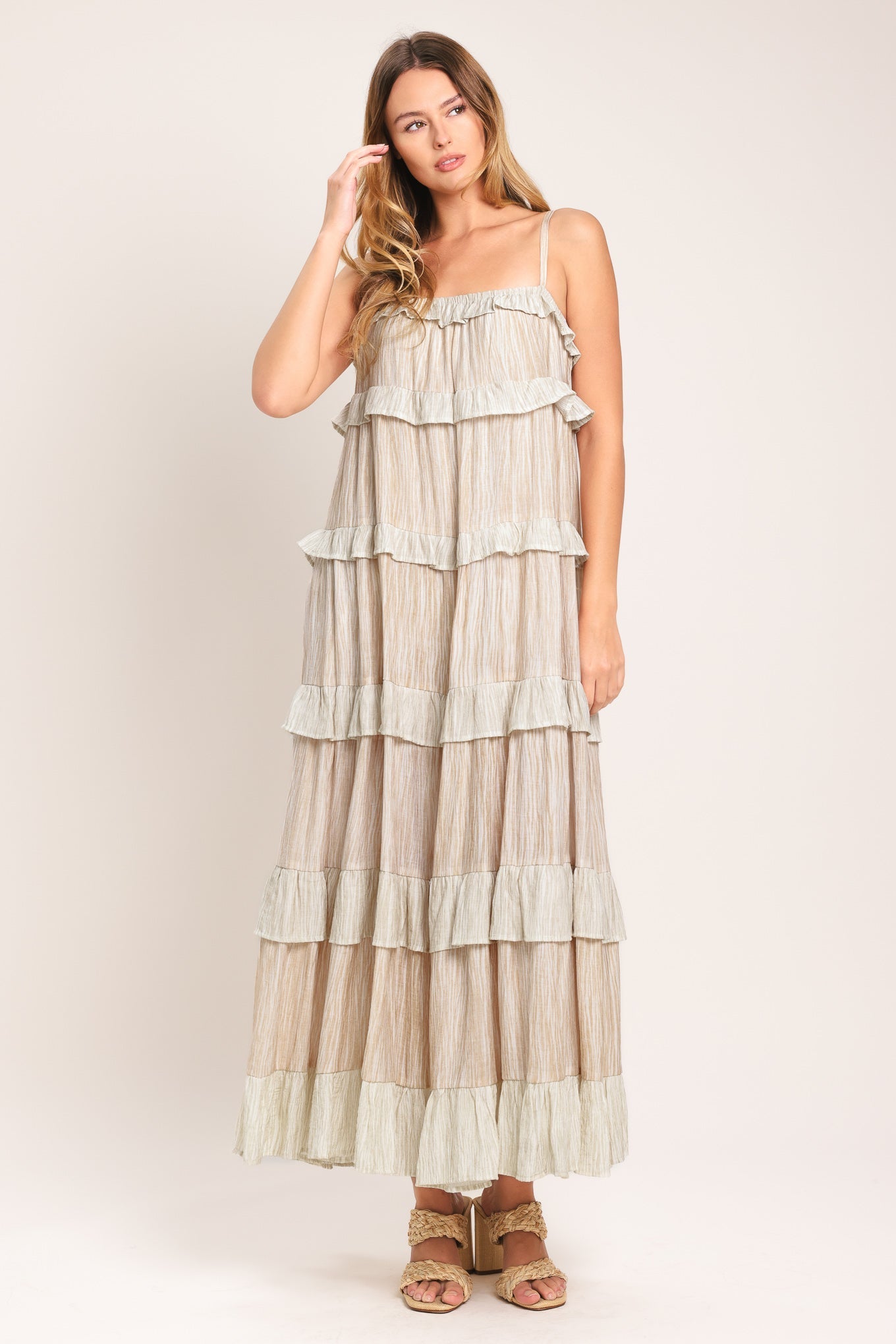 Dune Serena Woven Midi Beach Dress