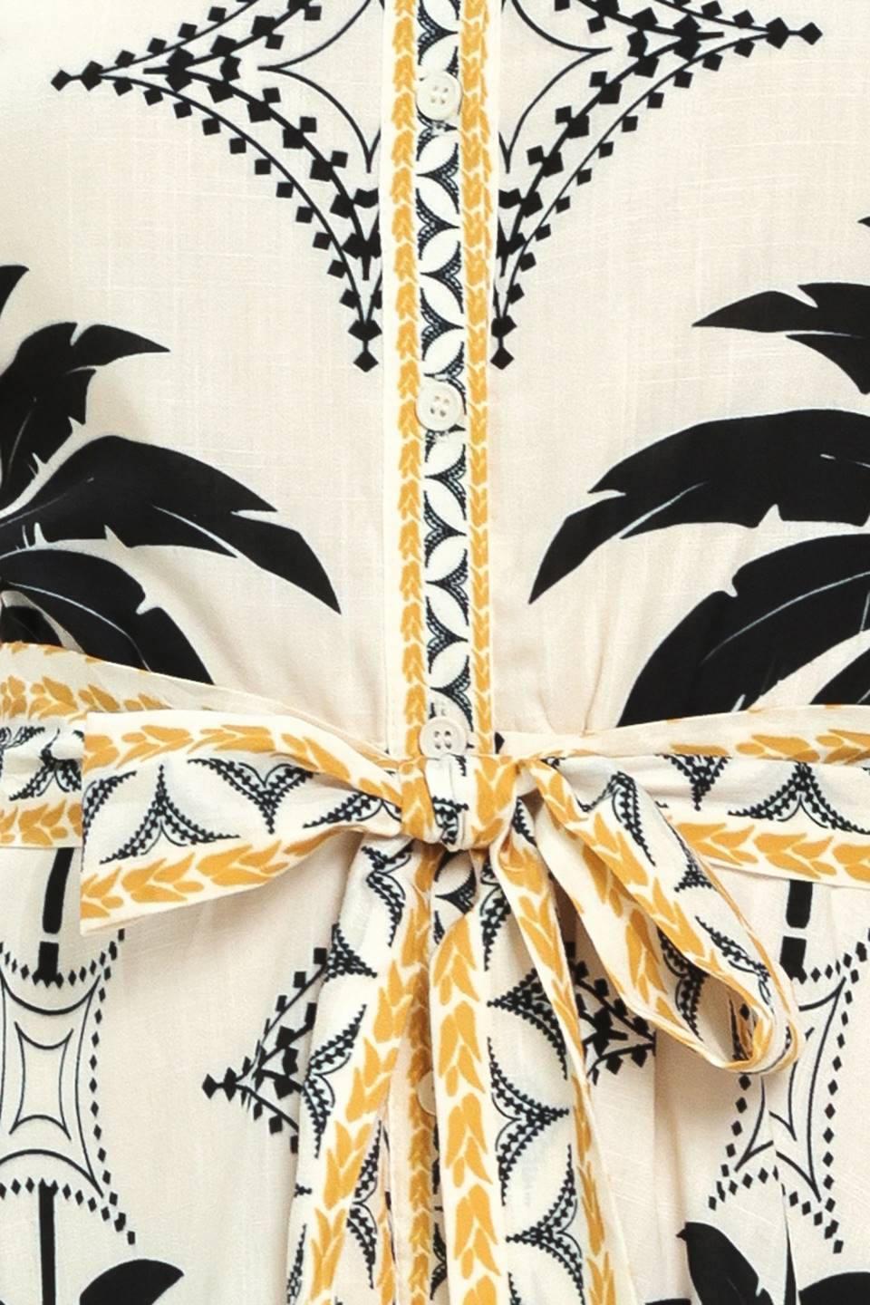 Monaco Moonlight Woven Shirt Midi Resort Dress