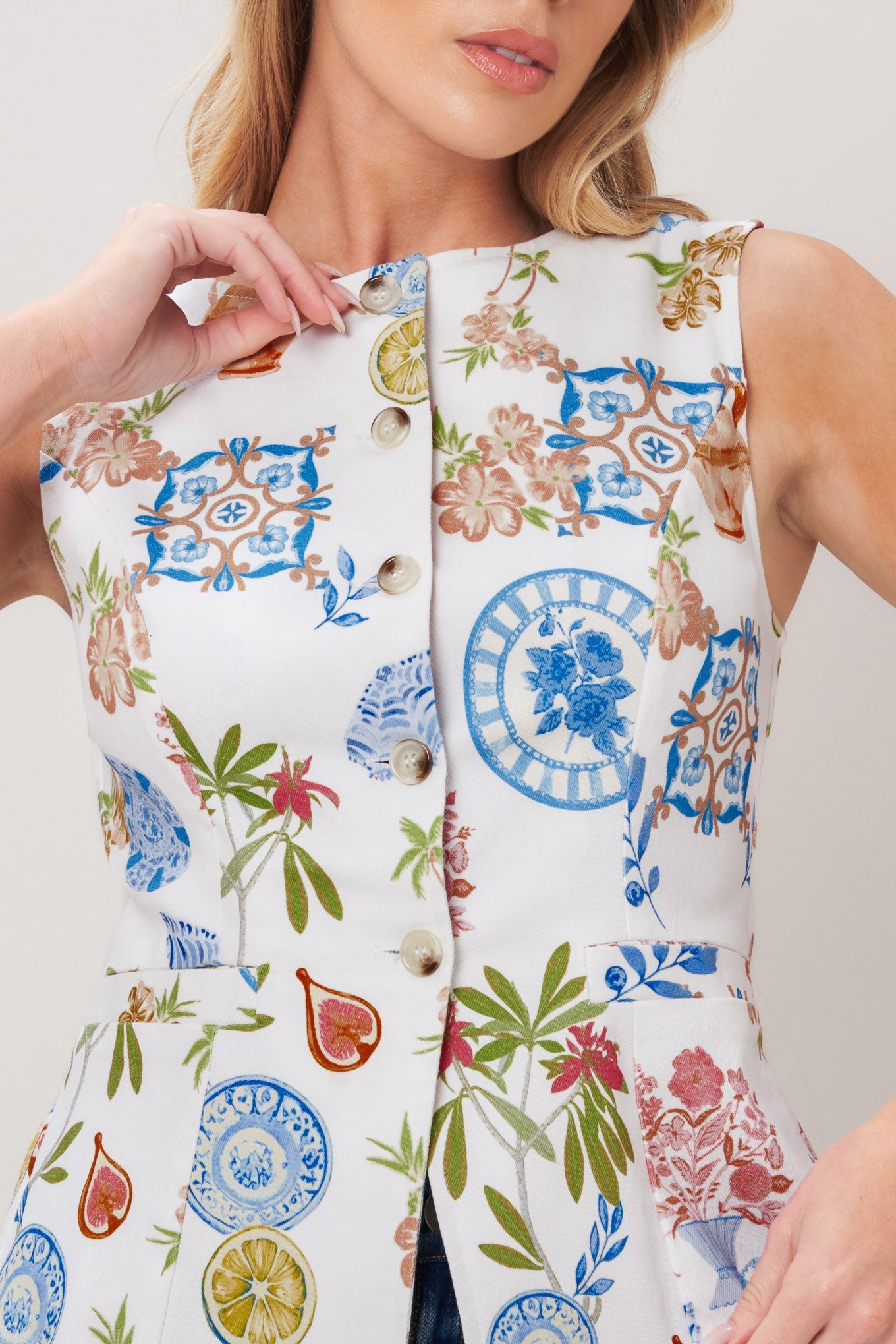 Woven Classic Atelier Vest Top