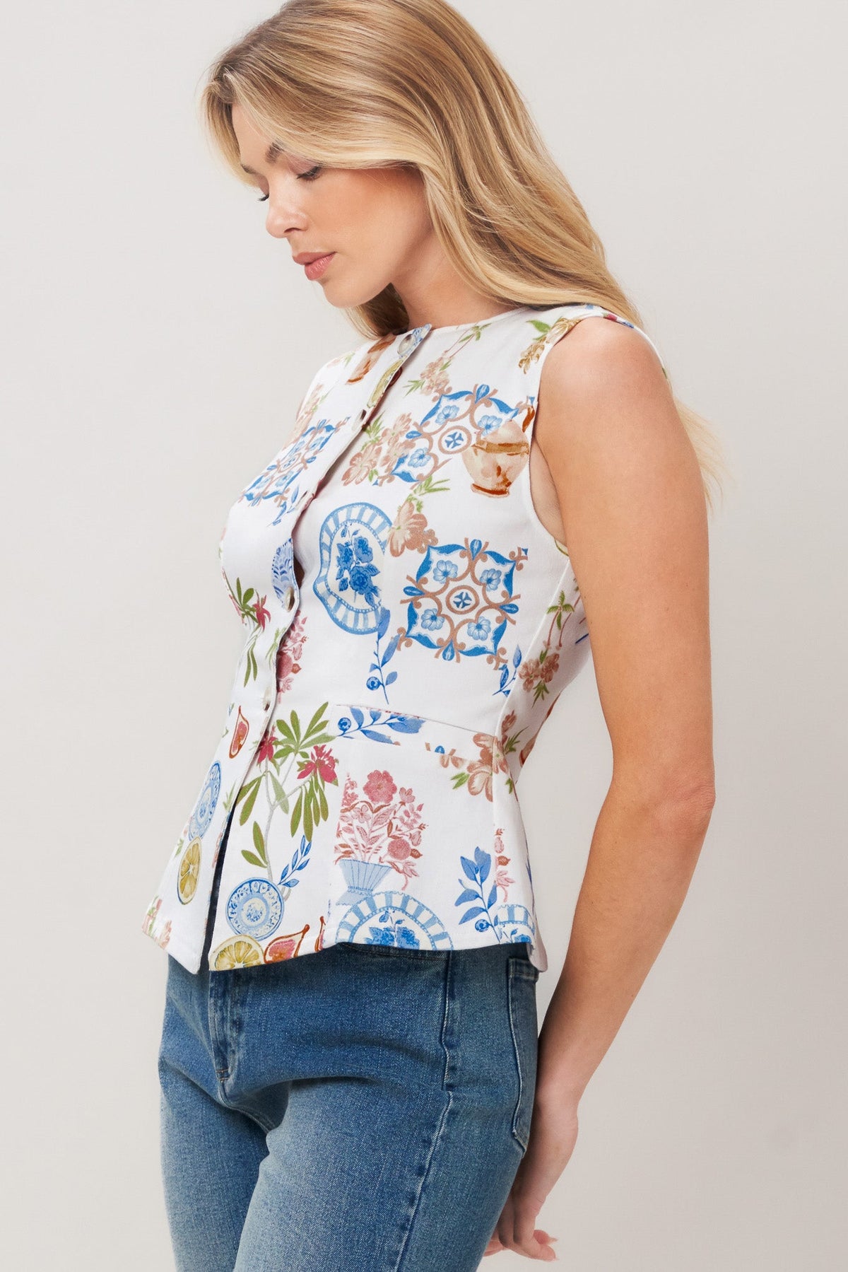 Woven Classic Atelier Vest Top