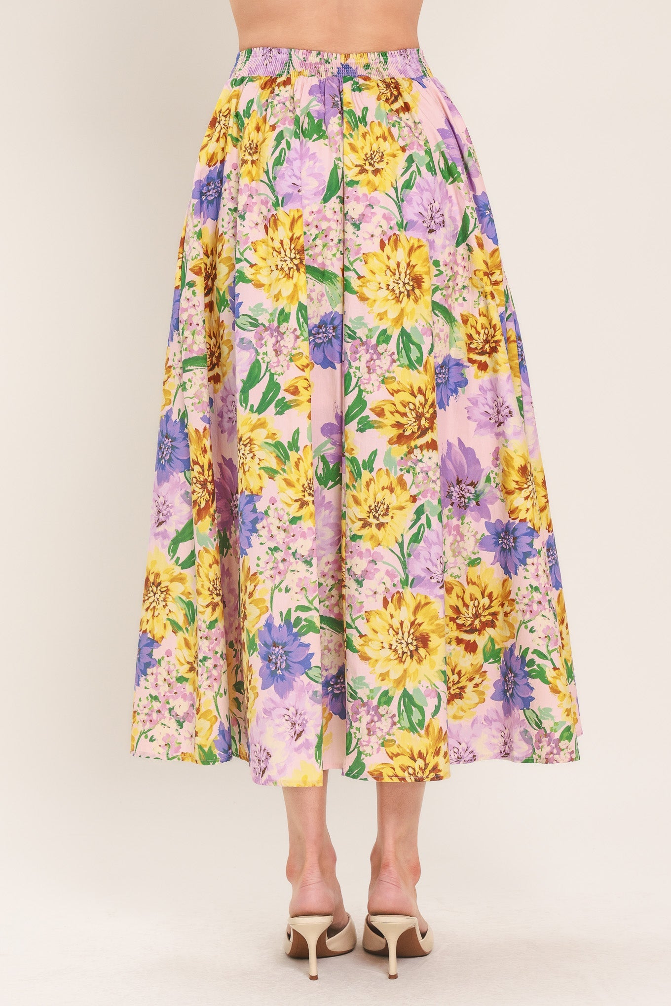 BLOSSOM MARKET WOVEN FULL SKIRT
