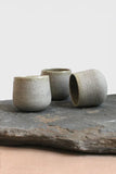 Handmade Stoneware Coffee Cup Concrete
