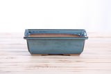 Artisan Handmade Ceramics Rectangle Bonsai Pot 8 Inch