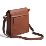 Leather Crossbody Bag for Travel Work - Artisan Handcrafted