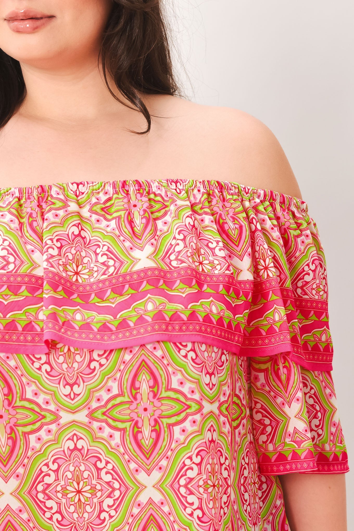 Off Shoulder Boho Woven Top