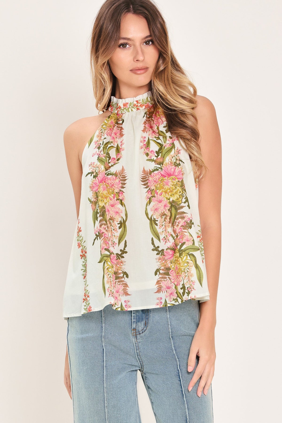 Botanical Halter Top