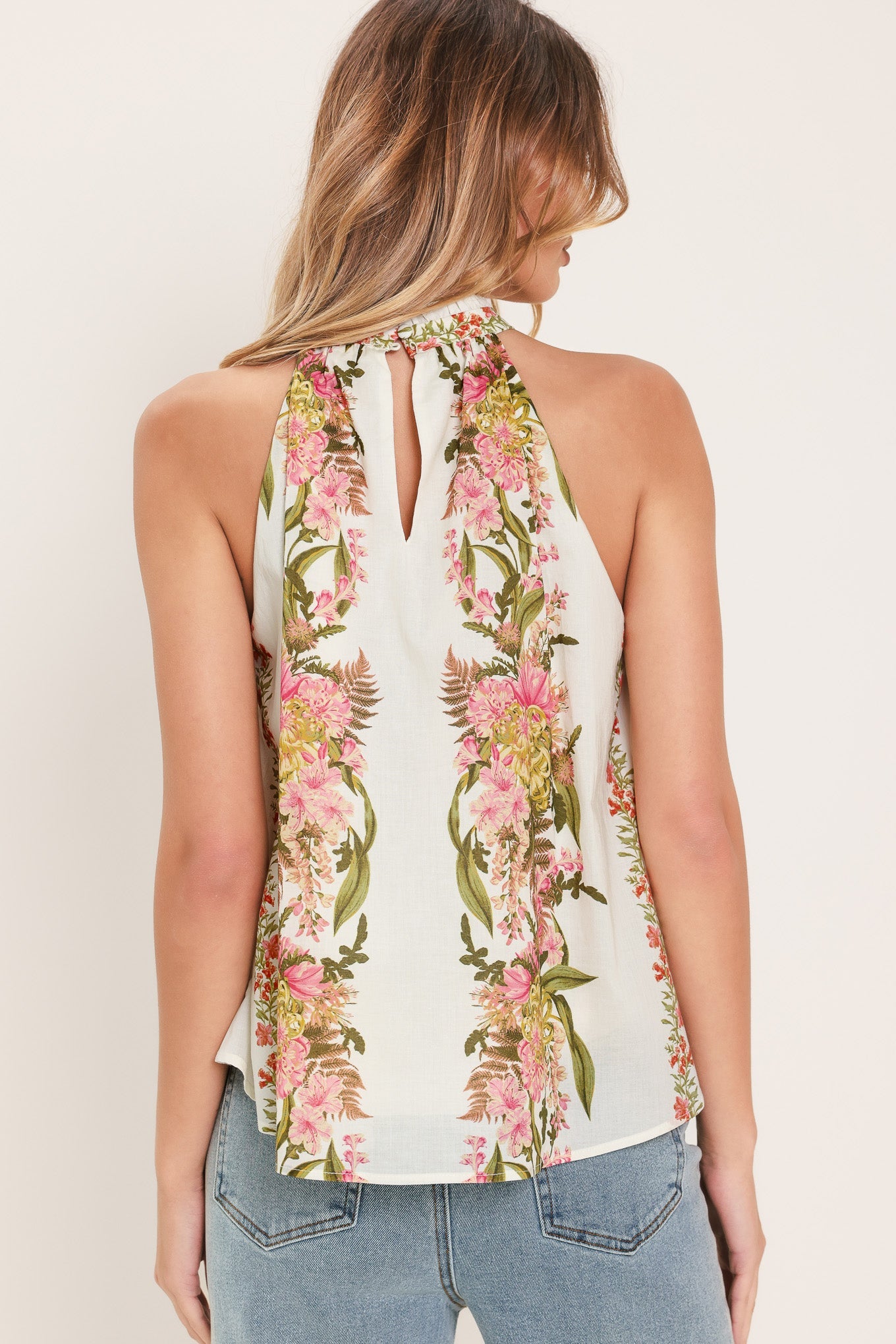 Botanical Halter Top