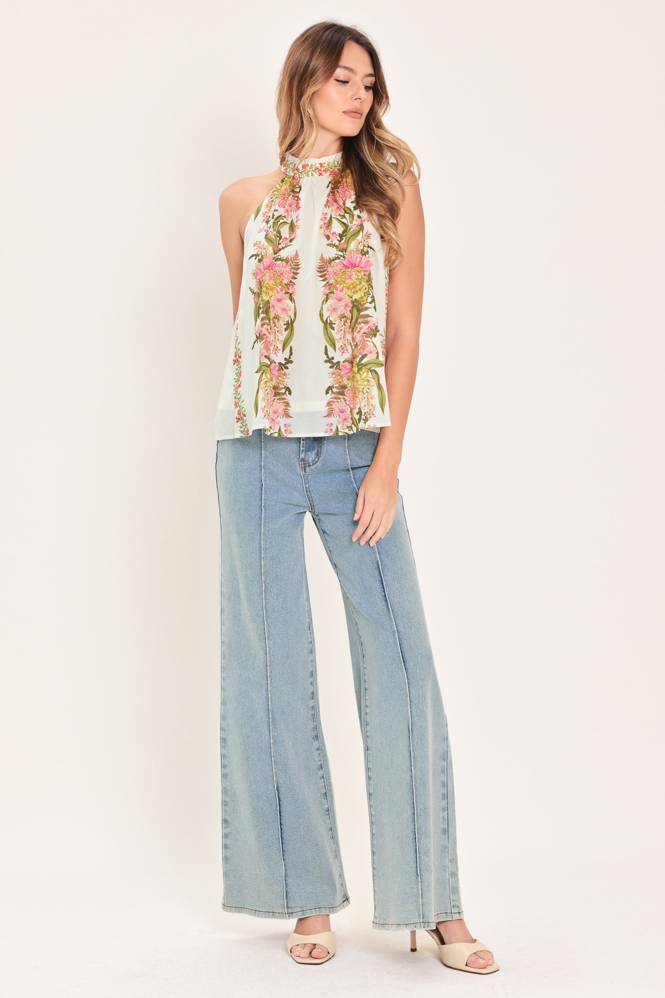 Botanical Halter Top