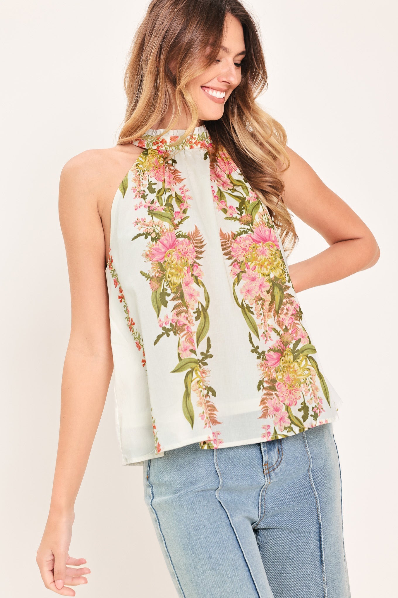 Botanical Halter Top