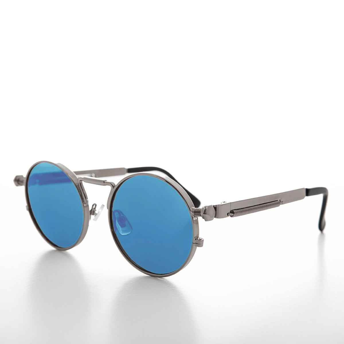 Ivan with Blue Lens Sunglasses