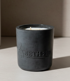 Noir Concrete Candle – Available in Tuxedo°, Cozy°, and Sweet Flame° 60-hour burn time | Refillable forever