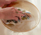 Fading Fantastical Wildlife Large Swedish Dishcloth/Dry Mats - Made in Germany