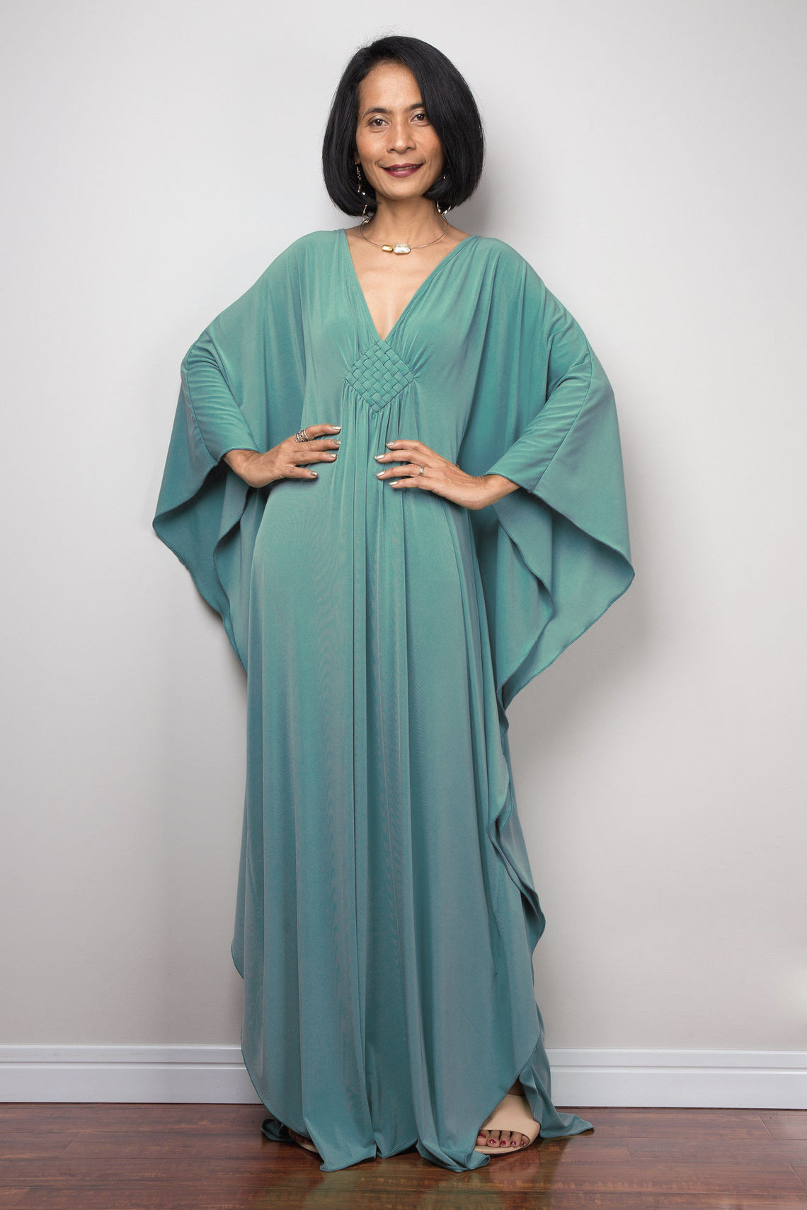 Center-Knit Beach Maxi Dress