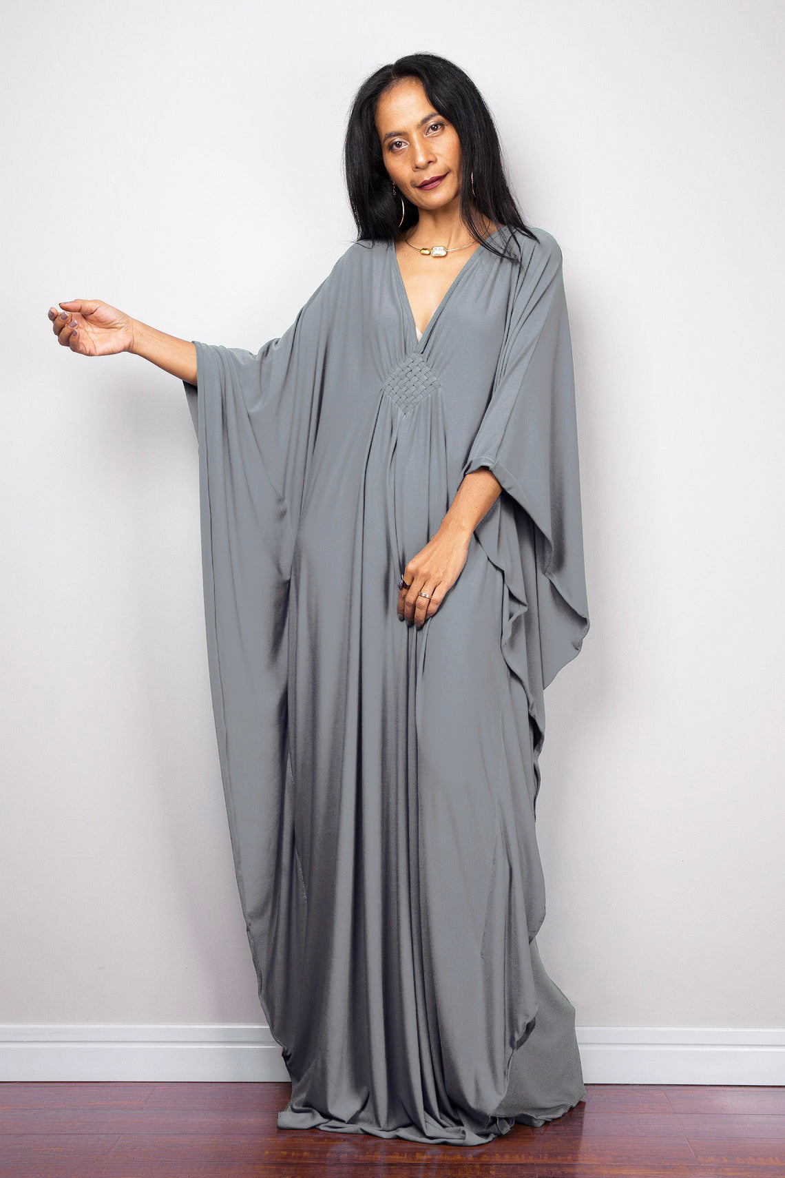 Center-Knit Beach Maxi Dress